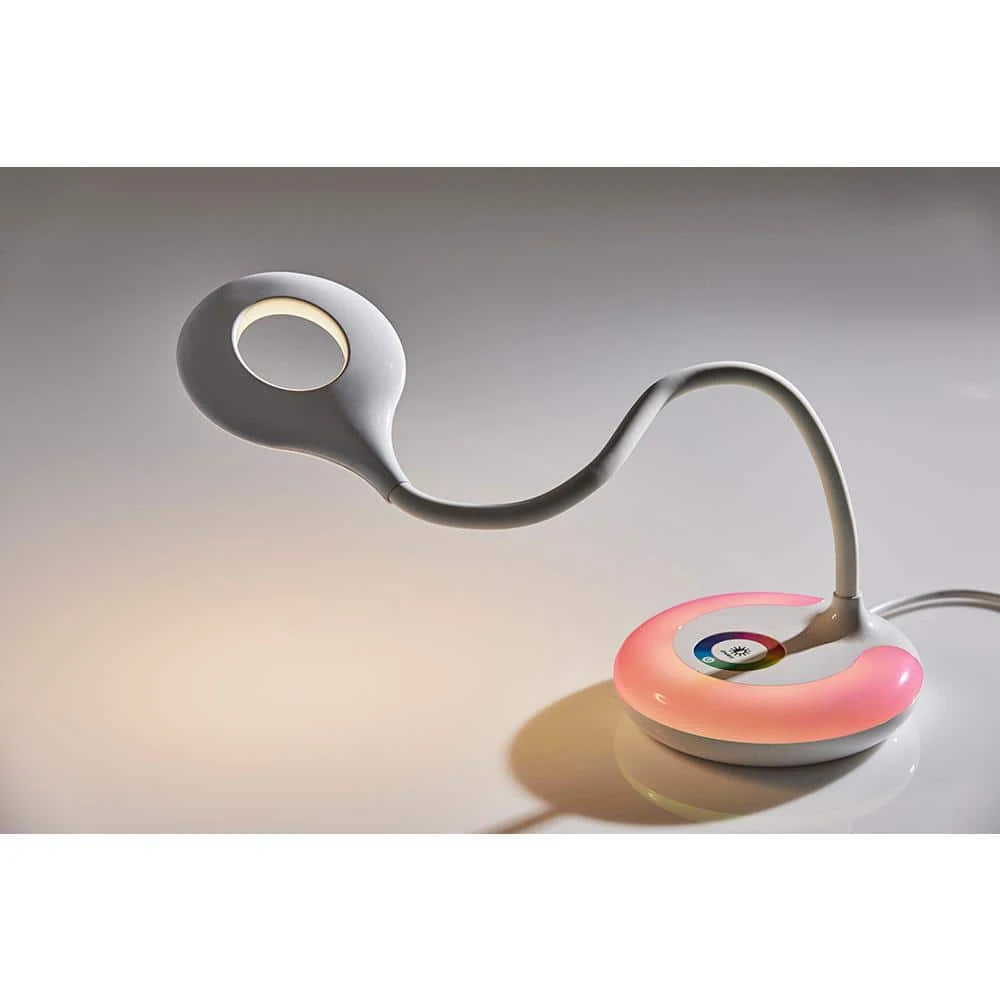 19 in. White LED Task Lamp with Color Changing by Hampton Bay 4 19 in. White LED Task Lamp with Color Changing by Hampton Bay - Image 4