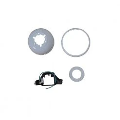 Harper III 44 in. White Mounting Bracket And Canopy Set by Hampton Bay