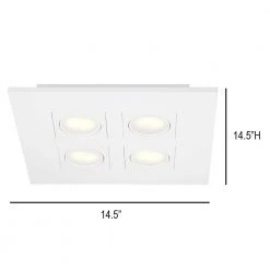 Galway 9.2-Watt White Integrated LED Flush Mount by Hampton Bay -Hampton Bay Sales white hampton bay flush mount lights 27992 hbu a0 1000