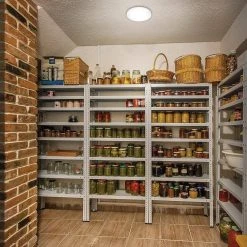 12 in. Round LED Flush Mount Light Pantry Laundry Closet Light 1000 Lumens Dimmable 4000K Bright White by Hampton Bay -Hampton Bay Sales white hampton bay flush mount lights 54074391 4f 1000