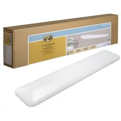 49 in. x 10 in Rectangular Light Fixture LED Flush Mount 3000 Lumen Smooth Acrylic Lens Kitchen Light Laundry Room Light by Hampton Bay