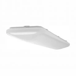 49 in. x 10 in Rectangular Light Fixture LED Flush Mount 3000 Lumen Smooth Acrylic Lens Kitchen Light Laundry Room Light by Hampton Bay -Hampton Bay Sales white hampton bay flush mount lights 54644141 66 1000