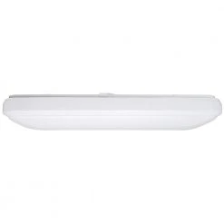 24 in. x 12 in. Classic Rectangle LED Flush Mount Ceiling Light 4000K Bright White 1500 Lumens Dimmable (4-Pack) by Hampton Bay -Hampton Bay Sales white hampton bay flush mount lights 54648141 4pk 1d 1000