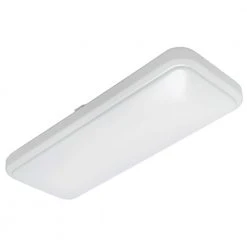 24 in. x 12 in. Kitchen Lighting Rectangular Light Fixture LED Flush Mount Dimmable 1500 Lumens Stepped Acrylic Lens by Hampton Bay -Hampton Bay Sales white hampton bay flush mount lights 54648141 c3 1000