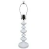 Mix & Match 24.5 in. White Round Table Lamp - Title 20 by Hampton Bay