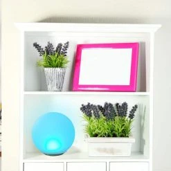 8 in. Color Changing LED Glow Ball Lamp by Hampton Bay -Hampton Bay Sales white hampton bay novelty lamps gw acbl 08 66 1000