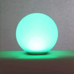 8 in. Color Changing LED Glow Ball Lamp by Hampton Bay -Hampton Bay Sales white hampton bay novelty lamps gw acbl 08 76 1000