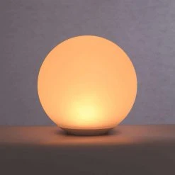 8 in. Color Changing LED Glow Ball Lamp by Hampton Bay -Hampton Bay Sales white hampton bay novelty lamps gw acbl 08 c3 1000