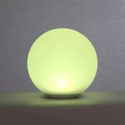 8 in. Color Changing LED Glow Ball Lamp by Hampton Bay -Hampton Bay Sales white hampton bay novelty lamps gw acbl 08 fa 1000