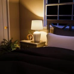 Gianna 23.25 in. White Accent Lamp by Hampton Bay 23 Gianna 23.25 in. White Accent Lamp by Hampton Bay -Hampton Bay Sales white hampton bay table lamps hdp15311 31 1000