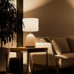 Flynn 21.25 in. White Accent Lamp by Hampton Bay 19 Flynn 21.25 in. White Accent Lamp by Hampton Bay -Hampton Bay Sales white hampton bay table lamps hdp15312 1f 1000