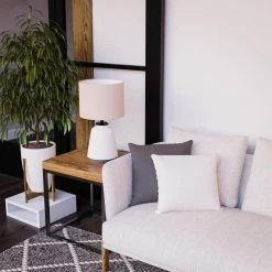 Flynn 21.25 in. White Accent Lamp by Hampton Bay 17 Flynn 21.25 in. White Accent Lamp by Hampton Bay -Hampton Bay Sales white hampton bay table lamps hdp15312 c3 1000