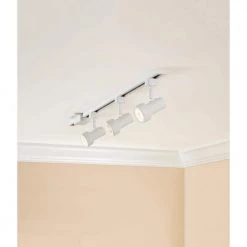 1-Light White Mini-Step Linear Track Lighting Head by Hampton Bay 10 1-Light White Mini-Step Linear Track Lighting Head by Hampton Bay -Hampton Bay Sales white hampton bay track lighting heads 804669 44 1000
