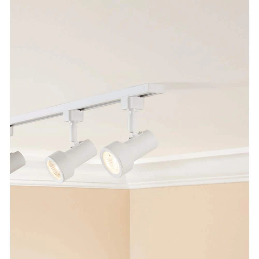 1-Light White Mini-Step Linear Track Lighting Head by Hampton Bay 3 1-Light White Mini-Step Linear Track Lighting Head by Hampton Bay - Image 3