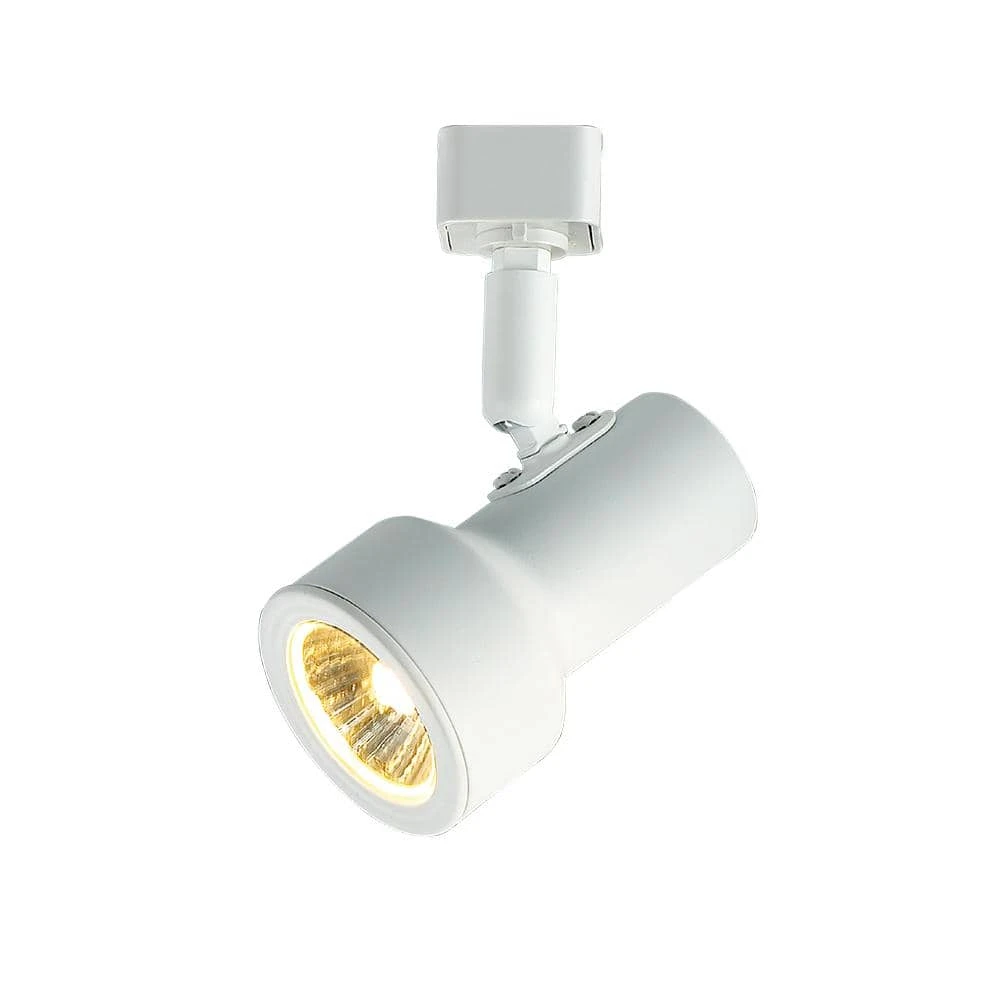 1-Light White Mini-Step Linear Track Lighting Head by Hampton Bay 1 1-Light White Mini-Step Linear Track Lighting Head by Hampton Bay