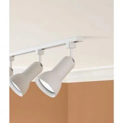 1-Light White R30/PAR30 Large-Step Linear Track Lighting Head by Hampton Bay -Hampton Bay Sales white hampton bay track lighting heads 804749 4f 1000