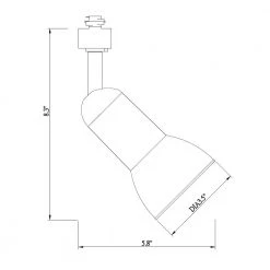 1-Light White Integrated LED Medium-Step Linear Track Lighting Head by Hampton Bay 9 1-Light White Integrated LED Medium-Step Linear Track Lighting Head by Hampton Bay -Hampton Bay Sales white hampton bay track lighting heads 805119 d4 1000