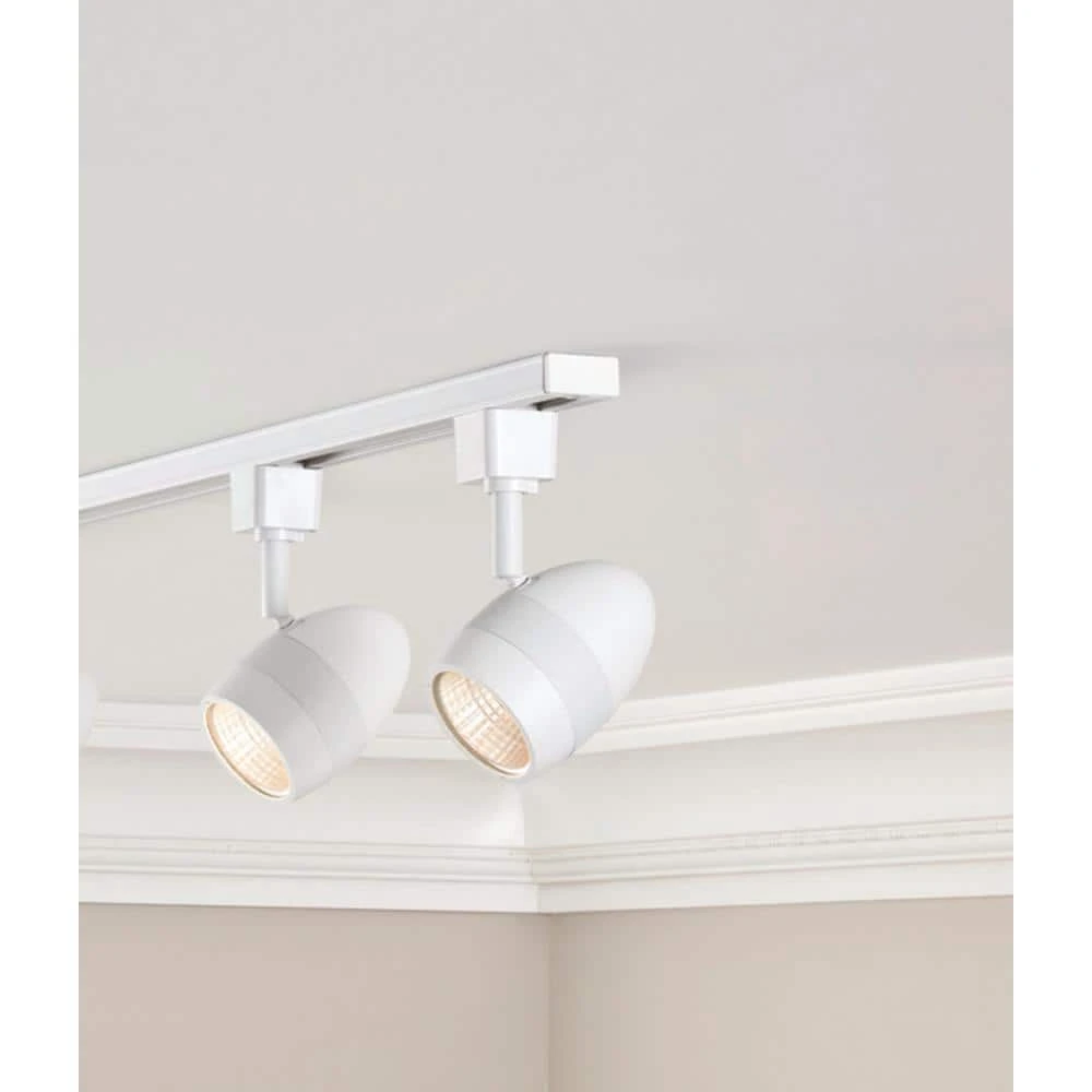 4 ft. 3-Light White Integrated LED Linear Track Lighting Kit with Round Back Heads by Hampton Bay 4 4 ft. 3-Light White Integrated LED Linear Track Lighting Kit with Round Back Heads by Hampton Bay - Image 4