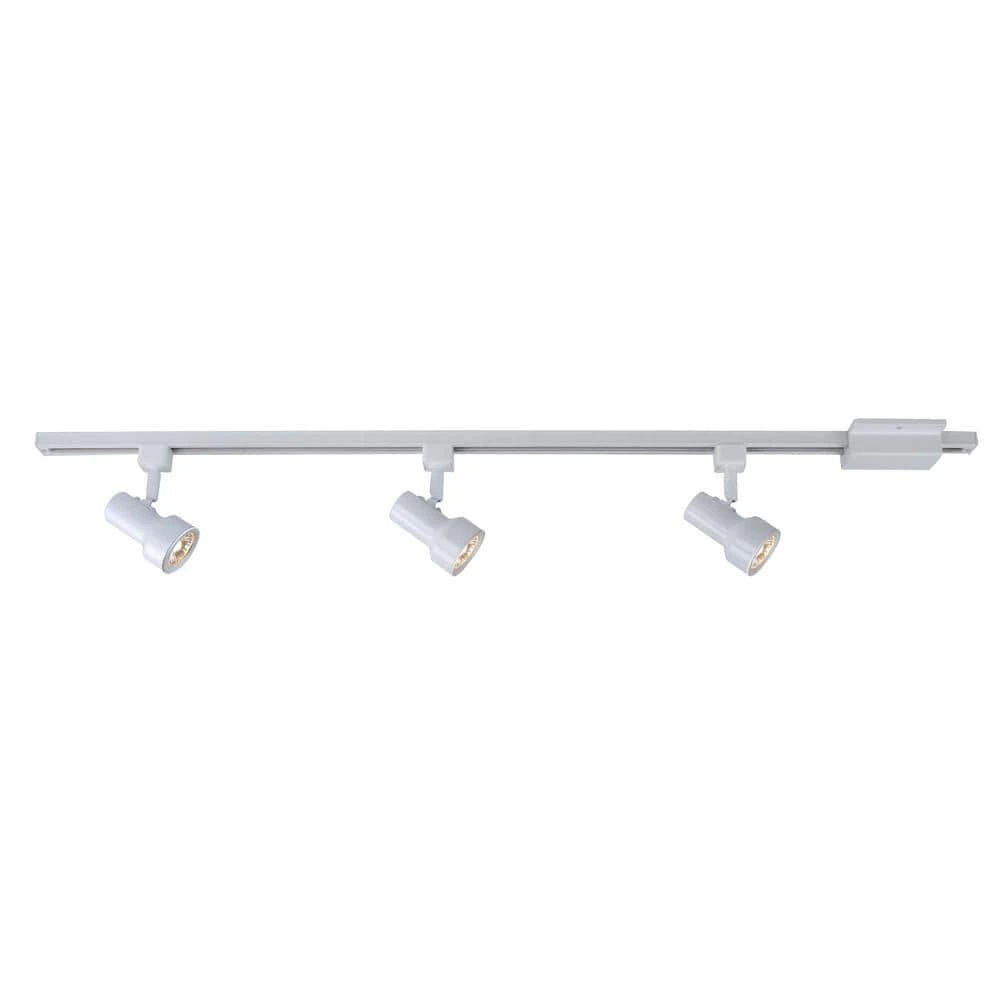 Mini-Step 44 in. 3-Light White Linear Track Lighting Kit by Hampton Bay 1 Mini-Step 44 in. 3-Light White Linear Track Lighting Kit by Hampton Bay