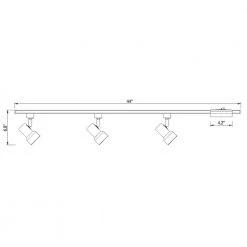 Mini-Step 44 in. 3-Light White Linear Track Lighting Kit by Hampton Bay 9 Mini-Step 44 in. 3-Light White Linear Track Lighting Kit by Hampton Bay -Hampton Bay Sales white hampton bay track lighting kits 804679 d4 1000