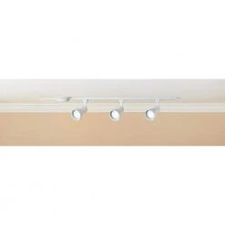 4 ft. 3-Light White Linear Track Lighting Kit with R20/PAR20 Medium Step Track Lighting Heads by Hampton Bay -Hampton Bay Sales white hampton bay track lighting kits 804719 44 1000