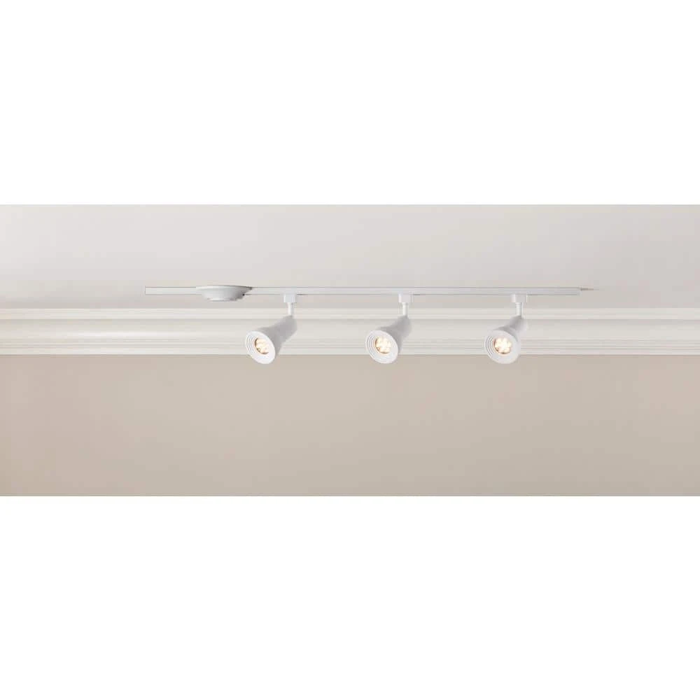 Medium Step 44 in. White Integrated LED Linear Track Lighting Kit by Hampton Bay 5 Medium Step 44 in. White Integrated LED Linear Track Lighting Kit by Hampton Bay - Image 5