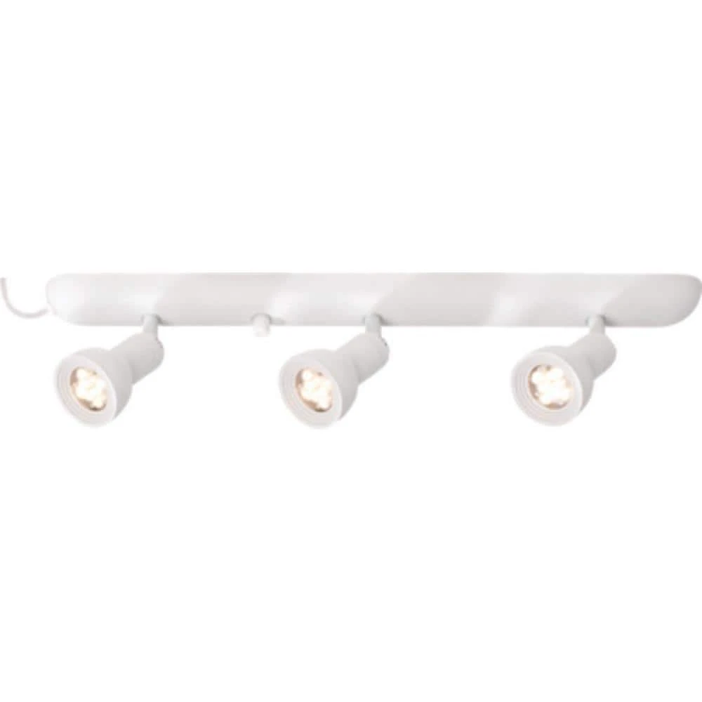 1.9 ft. 3-Light White Integrated LED Plug-in Track Lighting Kit Fixture by Hampton Bay 3 1.9 ft. 3-Light White Integrated LED Plug-in Track Lighting Kit Fixture by Hampton Bay - Image 3