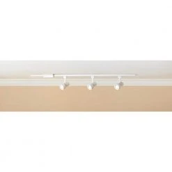 4 ft. 3-Light White LED Linear Track Lighting Kit by Hampton Bay 6 4 ft. 3-Light White LED Linear Track Lighting Kit by Hampton Bay -Hampton Bay Sales white hampton bay track lighting kits 805239 4f 1000