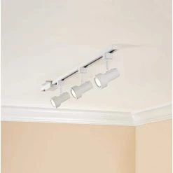 4 ft. 3-Light White LED Linear Track Lighting Kit by Hampton Bay 5 4 ft. 3-Light White LED Linear Track Lighting Kit by Hampton Bay -Hampton Bay Sales white hampton bay track lighting kits 805239 c3 1000