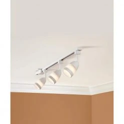 44 in. 3-Light White Integrated LED Linear Track Lighting Frosted Middle Glass Kit by Hampton Bay 8 44 in. 3-Light White Integrated LED Linear Track Lighting Frosted Middle Glass Kit by Hampton Bay -Hampton Bay Sales white hampton bay track lighting kits 805319 1f 1000