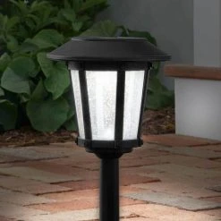Old World Solar Gray Integrated LED Path Light (4-Pack) by Hampton Bay 9 Old World Solar Gray Integrated LED Path Light (4-Pack) by Hampton Bay -Hampton Bay Sales zinc hampton bay path lights 50200 4f 1000
